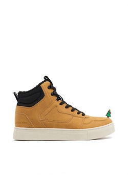 Cropp - Dwukolorowe sneakersy z ociepleniem - żółty ze sklepu Cropp w kategorii Buty zimowe męskie - zdjęcie 167439707