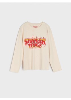 Sinsay - Koszulka Stranger Things - beżowy ze sklepu Sinsay w kategorii T-shirty chłopięce - zdjęcie 167440585