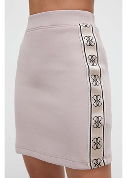 Guess spódnica CYMONE kolor fioletowy mini rozkloszowana V3BD03 KB3P2 ze sklepu ANSWEAR.com w kategorii Spódnice - zdjęcie 167440685