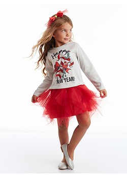 Denokids Sukienka &quot;New Year Candy&quot; w kolorze biało-czerwonym ze sklepu Limango Polska w kategorii Sukienki dziewczęce - zdjęcie 167450958