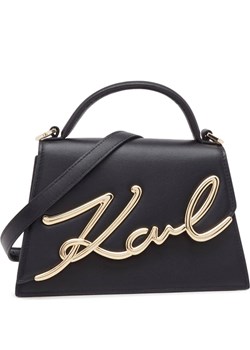 Karl Lagerfeld Skórzana torebka na ramię k/signature 2.0 sm ze sklepu Gomez Fashion Store w kategorii Listonoszki - zdjęcie 167458448
