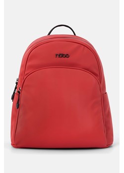 Czerwony plecak Nobo z półokrągłą kieszenią ze sklepu NOBOBAGS.COM w kategorii Plecaki - zdjęcie 167462976