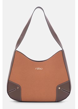 Torebka na ramię Nobo w stylu hobo, karmelowa ze sklepu NOBOBAGS.COM w kategorii Torby Shopper bag - zdjęcie 167464296