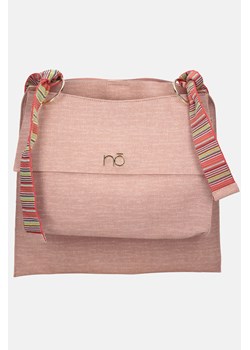 Podwójna torebka na ramię Nobo z taśmą różowa ze sklepu NOBOBAGS.COM w kategorii Torby Shopper bag - zdjęcie 167464589