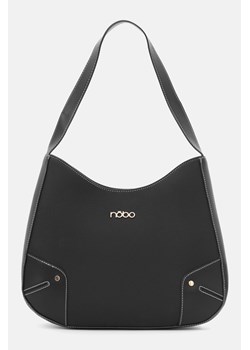 Torebka na ramię Nobo w stylu hobo, czarna ze sklepu NOBOBAGS.COM w kategorii Torby Shopper bag - zdjęcie 167464667