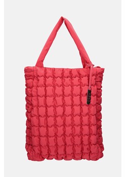 Nylonowa pikowana shopperka Nobo różowa ze sklepu NOBOBAGS.COM w kategorii Torby Shopper bag - zdjęcie 167465157