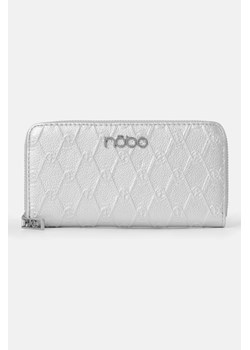 Srebrny portfel Nobo z monogramem ze sklepu NOBOBAGS.COM w kategorii Torby Shopper bag - zdjęcie 167465315