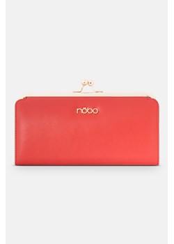 Elegancki portfel Nobo z biglem czerwony ze sklepu NOBOBAGS.COM w kategorii Portfele damskie - zdjęcie 167465965