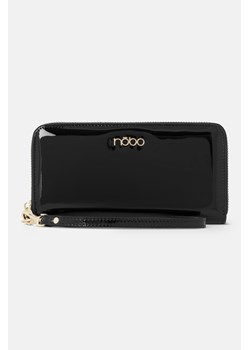 Duży lakierowany portfel Nobo czarny ze sklepu NOBOBAGS.COM w kategorii Portfele damskie - zdjęcie 167466628