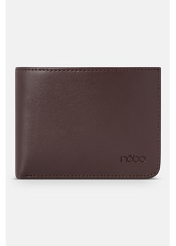 Płaski męski portfel skórzany Nobo brązowy ze sklepu NOBOBAGS.COM w kategorii Portfele męskie - zdjęcie 167467369