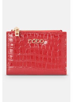 Damski skórzany portfel Nobo croco czerwony ze sklepu NOBOBAGS.COM w kategorii Portfele damskie - zdjęcie 167467477