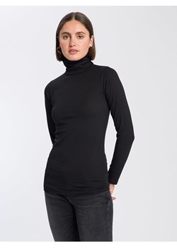 Cross Jeans Koszulka w kolorze czarnym ze sklepu Limango Polska w kategorii Bluzki damskie - zdjęcie 167560058