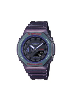 Zegarek G-Shock Casio Aim High GA-2100AH-6AER Purple ze sklepu eobuwie.pl w kategorii Zegarki - zdjęcie 167568109