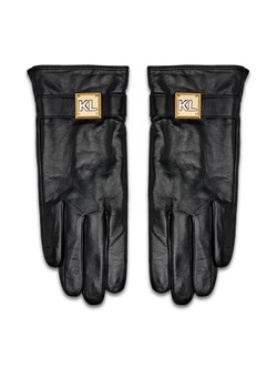 Rękawiczki Damskie KARL LAGERFELD 236W3605 Black A999 ze sklepu eobuwie.pl w kategorii Rękawiczki damskie - zdjęcie 167571798
