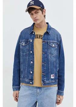 Tommy Jeans kurtka jeansowa męska kolor niebieski przejściowa ze sklepu ANSWEAR.com w kategorii Kurtki męskie - zdjęcie 167576189