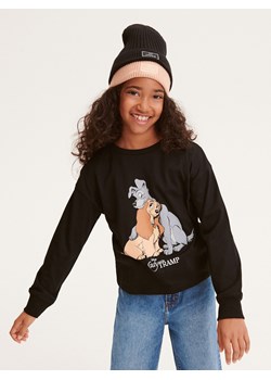 Reserved - Koszulka Zakochany Kundel - czarny ze sklepu Reserved w kategorii Bluzki dziewczęce - zdjęcie 167582109