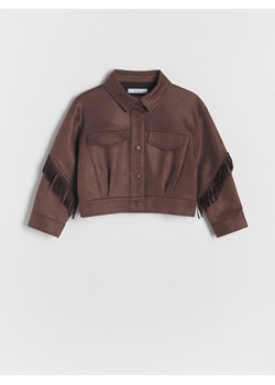 Reserved - Koszula z frędzlami - mahoniowy ze sklepu Reserved w kategorii Koszule dziewczęce - zdjęcie 167582995
