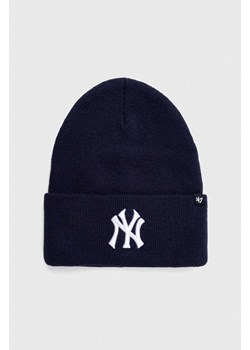 47 brand czapka MLB New York Yankees Haymaker kolor granatowy ze sklepu ANSWEAR.com w kategorii Czapki zimowe męskie - zdjęcie 167620429