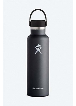 Hydro Flask butelka termiczna 21 OZ Standard Flex Cap S21SX001 kolor czarny ze sklepu ANSWEAR.com w kategorii Bidony i butelki - zdjęcie 167620567