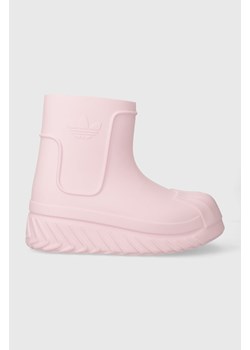 adidas Originals kalosze adiFOM Superstar Boot kolor różowy IE0389 ze sklepu PRM w kategorii Kalosze damskie - zdjęcie 167622707