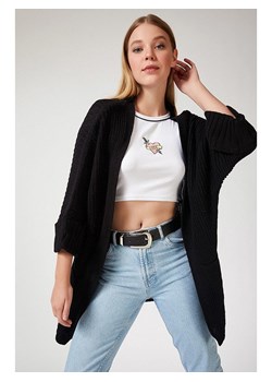 Happiness Istanbul Kardigan w kolorze czarnym ze sklepu Limango Polska w kategorii Swetry damskie - zdjęcie 167639395