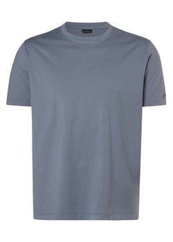 Paul & Shark Koszulka męska - duże rozmiary Mężczyźni Bawełna blue stone jednolity ze sklepu vangraaf w kategorii T-shirty męskie - zdjęcie 167641265