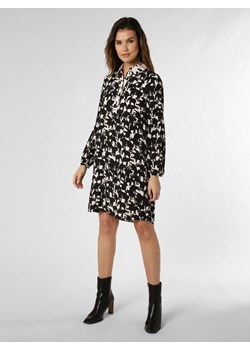 Marc Cain Sukienka damska Kobiety Szyfon czarny wzorzysty ze sklepu vangraaf w kategorii Sukienki - zdjęcie 167641376