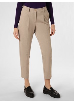 Opus Spodnie - Myrtel Kobiety piaskowy wypukły wzór tkaniny ze sklepu vangraaf w kategorii Spodnie damskie - zdjęcie 167641406