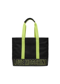 Torebka LOVE MOSCHINO JC4036PP1ILF100A Nero/W.Lime ze sklepu eobuwie.pl w kategorii Torby Shopper bag - zdjęcie 167641776