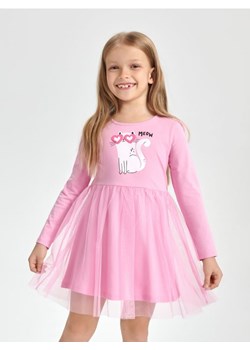 Sinsay - Sukienka z tiulem - różowy ze sklepu Sinsay w kategorii Sukienki dziewczęce - zdjęcie 167644528