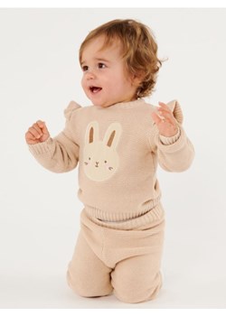 Sinsay - Komplet: sweter i legginsy - beżowy ze sklepu Sinsay w kategorii Komplety niemowlęce - zdjęcie 167644537