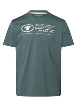 Tom Tailor Koszulka męska Mężczyźni Bawełna cyjan nadruk ze sklepu vangraaf w kategorii T-shirty męskie - zdjęcie 167647457