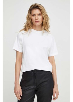 Day Birger et Mikkelsen t-shirt bawełniany damski kolor biały ze sklepu ANSWEAR.com w kategorii Bluzki damskie - zdjęcie 167648809