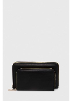 Answear Lab portfel damski kolor czarny ze sklepu ANSWEAR.com w kategorii Portfele damskie - zdjęcie 167649625