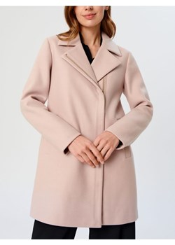 Sinsay - Płaszcz z wełną - różowy ze sklepu Sinsay w kategorii Płaszcze damskie - zdjęcie 167652319