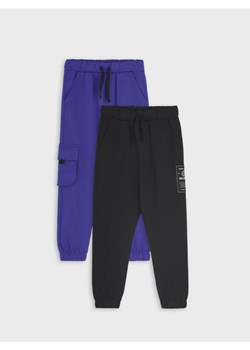 Sinsay - Spodnie dresowe jogger 2 pack - niebieski ze sklepu Sinsay w kategorii Spodnie chłopięce - zdjęcie 167652325