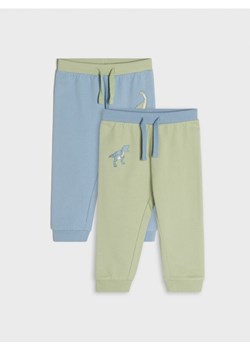 Sinsay - Spodnie dresowe jogger 2 pack - zielony ze sklepu Sinsay w kategorii Spodnie i półśpiochy - zdjęcie 167652329
