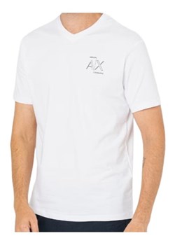 t-shirt męski armani exchange 6rztkg zje6z biały ze sklepu Royal Shop w kategorii T-shirty męskie - zdjęcie 167652398