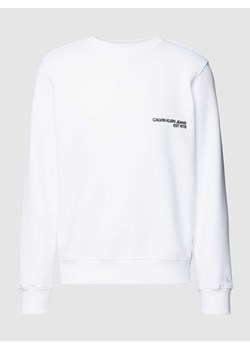 Bluza z nadrukiem z logo i motywem z tyłu model ‘CK SPRAY’ ze sklepu Peek&Cloppenburg  w kategorii Bluzy męskie - zdjęcie 167652537