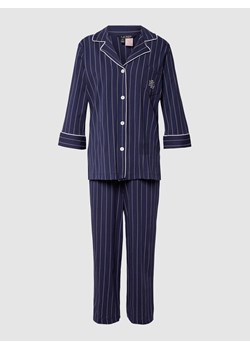 Piżama z wzorem w paski ze sklepu Peek&Cloppenburg  w kategorii Piżamy damskie - zdjęcie 167652589