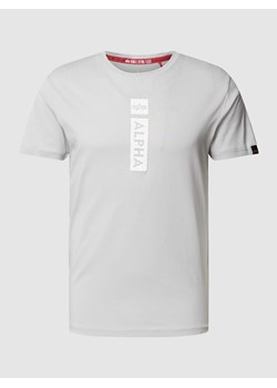 T-shirt z nadrukiem z logo ze sklepu Peek&Cloppenburg  w kategorii T-shirty męskie - zdjęcie 167652627