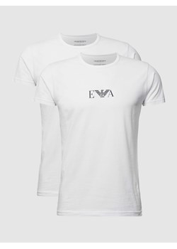 T-shirt z nadrukiem z logo w zestawie 2 szt. ze sklepu Peek&Cloppenburg  w kategorii Podkoszulki męskie - zdjęcie 167652759