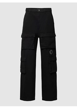 Spodnie cargo o kroju baggy z naszywką z logo model ‘BANTAM’ ze sklepu Peek&Cloppenburg  w kategorii Spodnie męskie - zdjęcie 167652798