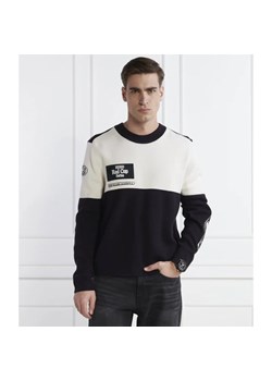 HUGO Sweter soccar | Regular Fit | z dodatkiem wełny ze sklepu Gomez Fashion Store w kategorii Swetry męskie - zdjęcie 167654839