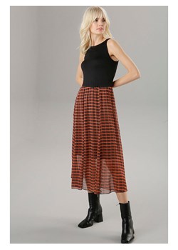 Aniston Sukienka w kolorze czarno-brązowym ze sklepu Limango Polska w kategorii Sukienki - zdjęcie 167656548