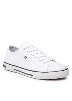 Trampki Tommy Hilfiger Low Cut Lace-Up Sneaker T3X4-32207-0890 S White 100 ze sklepu eobuwie.pl w kategorii Trampki dziecięce - zdjęcie 167657747