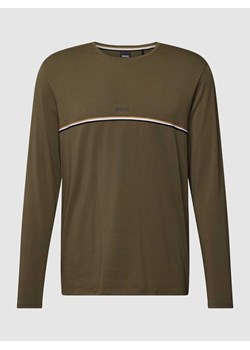 Bluzka z długim rękawem i paskami w kontrastowym kolorze model ‘Unique’ ze sklepu Peek&Cloppenburg  w kategorii T-shirty męskie - zdjęcie 167659489