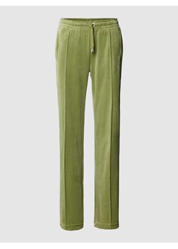 Spodnie typu track pants z przeszytym kantem model ‘TINA’ ze sklepu Peek&Cloppenburg  w kategorii Spodnie damskie - zdjęcie 167659607