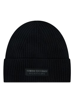 Czapka Armani Exchange 940343 3F300 00020 Czarny ze sklepu eobuwie.pl w kategorii Czapki zimowe damskie - zdjęcie 167663046