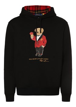 Polo Ralph Lauren Męski sweter z kapturem Mężczyźni czarny nadruk ze sklepu vangraaf w kategorii Bluzy męskie - zdjęcie 167665726